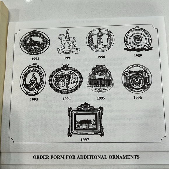 White House Christmas Honoring President Zachary Taylor Historical 1995 Ornament - Picture 5 of 7